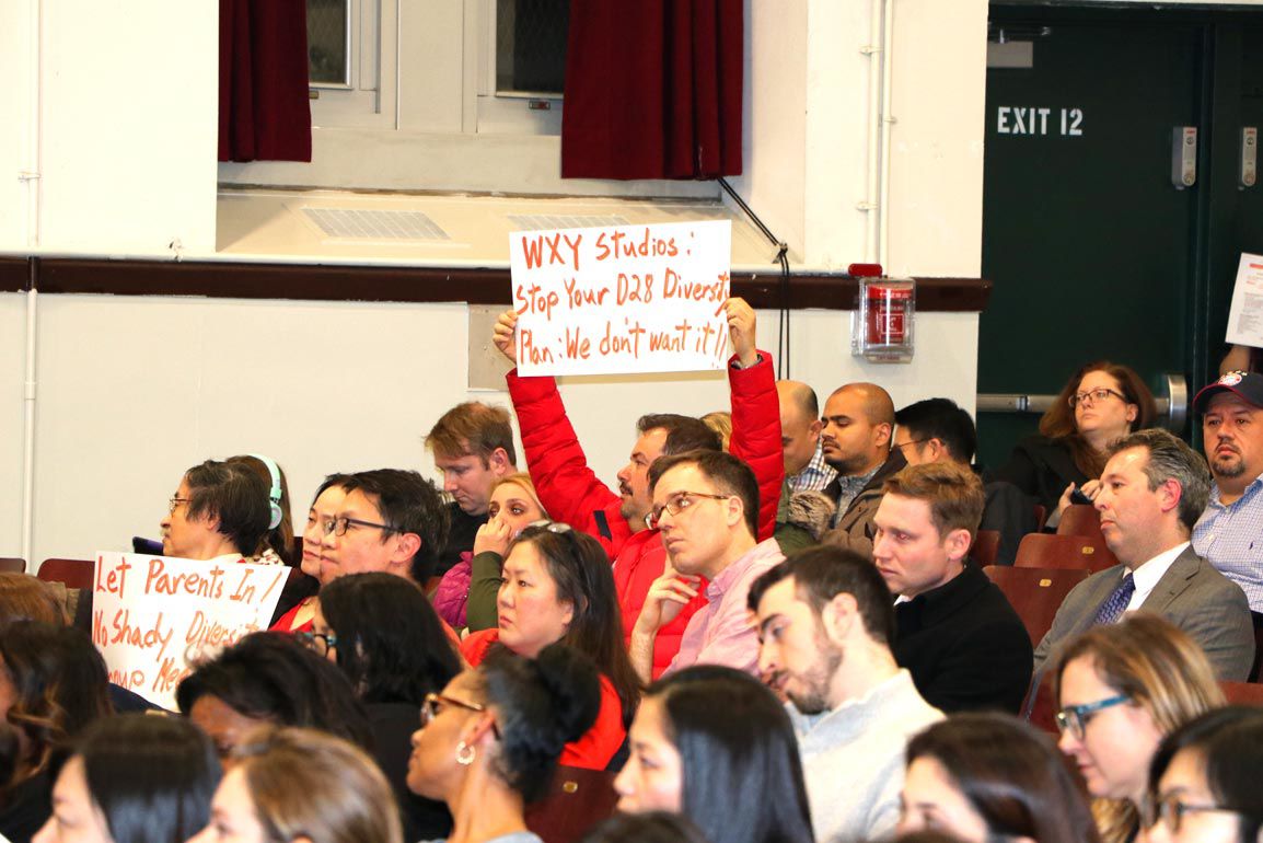 Outraged parents at diversity forum 1